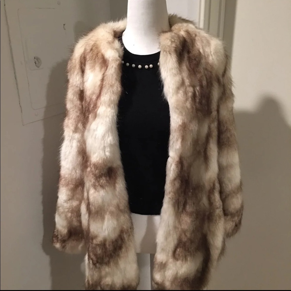 Zara faux fur coat